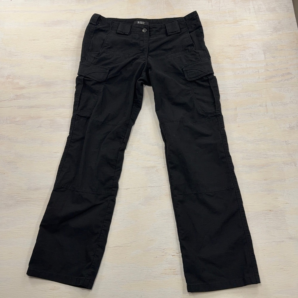 5.11 Tactical Stryke Pant 10 Regular Flex-Tac Cargo Work Trousers Black Women